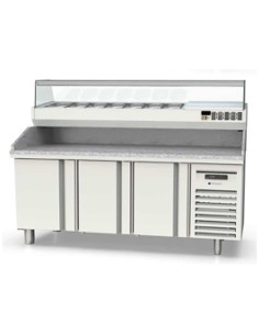 Mesa Fría Pizza 3 puertas 2020x600x850 (fondo 600)