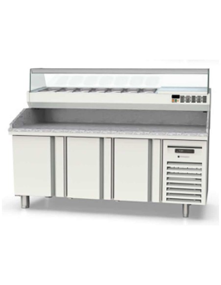 Mesa Fría Pizza 3 puertas 2020x600x850 (fondo 600)
