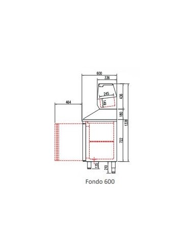 Mesa Fría Pizza 3 puertas 2020x600x850 MR60-200