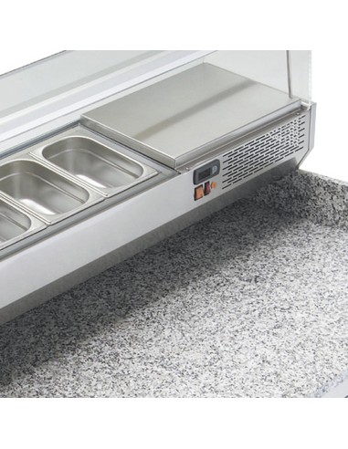 Mesa Fría Pizza 4 puertas 2245x700x850 (fondo 700) MR70-225