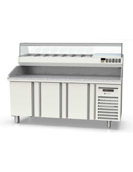 Mesa Fría Pizza 3 puertas 2020x800x850 (fondo 800) MR80-200