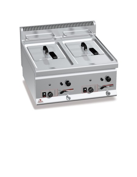 Freidora a gas 8 + 8 litros Plus600 Bertos