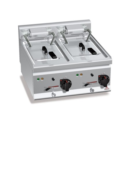 Freidora eléctrica 10 + 10 litros Plus600  Bertos