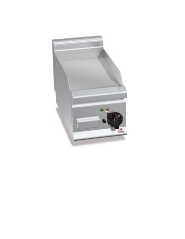 Plancha Fry-top Acero Rectificado, Eléctrica 300x600x290mm Plus600