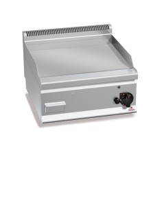 Plancha Fry-top de Acero Rectificado a Gas de 600x600x290 mm Plus600