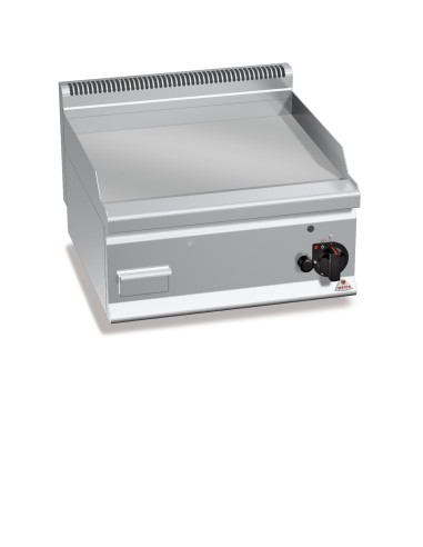 Plancha Fry-top de Acero Rectificado a Gas de 600x600x290 mm Plus600