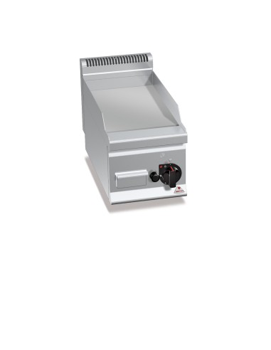 Plancha Fry-top Cromo Duro, Sobremesa a Gas de 300x600x290mm Plus600