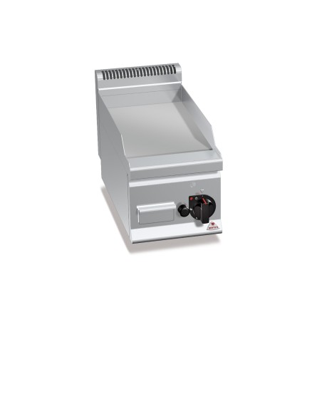 Plancha Fry-top Cromo Duro, Sobremesa a Gas de 300x600x290mm Plus600