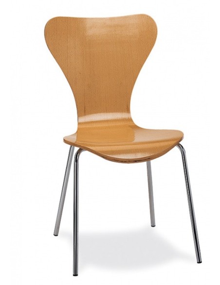 Silla M141 Madera Lacada / Laminada - Grupo Sergonpec