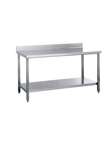 Mesa mural de trabajo 1500x600x850 mm con estante - WT-C100821