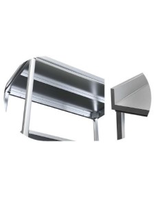 Mesa mural de trabajo 1500x600x850 mm con estante - WT-C100821 2