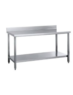 Mesa mural de trabajo 2000x600x850 mm con estante - WT-C100823