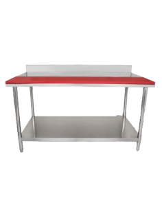 Mesa mural de trabajo 1000x700x850 mm con estante + TABLA - WT-C105000