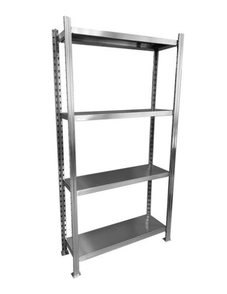 Estantería inox 4 niveles 1000x500x2000 - WT-C201301