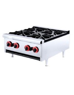 Cocina gas sobremesa 4 fuegos 610x770x375 mm - HGS-4