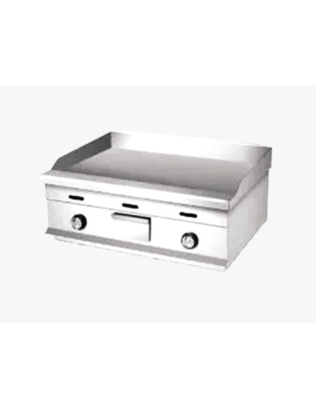 Plancha Gas Lisa 700 mm 2 quemadores - HGG-700