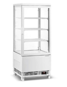 Vitrina Expositora Refrigerada Pastelera Blanco/Negro - CL-78-1