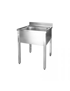 Fregadero con Bastidor de Acero Inox. de 800 x 700 Eratos