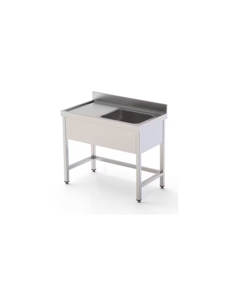 Fregadero con Bastidor de Acero Inox. Posición Derecha de 1400 x 600 Eratos