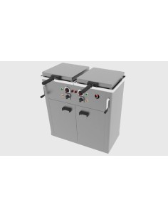 FREIDORA SERIE N MUEBLE ACEITE + AGUA 840x480x860mm JEMI