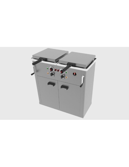 FREIDORA SERIE N MUEBLE ACEITE + AGUA 840x480x860mm JEMI