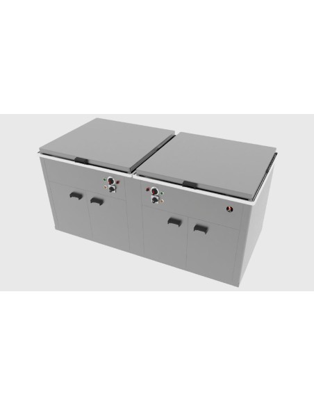 FREIDORA SERIE J GIGANTE SOLO ACEITE 1880x950x860mm JEMI