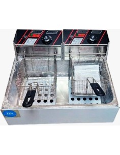 Freidora Eléctrica sobremesa 6+6L sin grifo - HEF-83 2