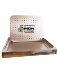 Escurridor de doble fondo perforado