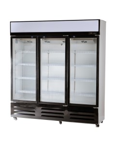 Armario Refrigerado Expositor 1200 L - Refrigeración Ventilada 1800x570x1950 mm - HS