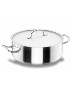 Cacerola alta con tapa inox pulido brillante 20 cm de diámetro