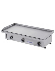 Plancha a Gas de Hierro  Lisa de Sobremesa de 1.005x490x230mm Serie 440