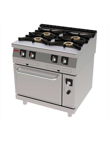 Cocina Industrial con Horno 741 Jemi