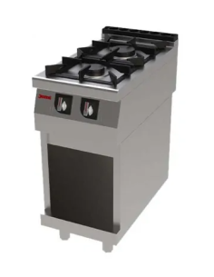 Cocina Industrial con Mueble T702 (2 Quemadores) Jemi