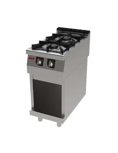Cocina Industrial con Mueble T702 (2 Quemadores) Jemi