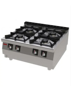 Cocina Industrial de SobreMesa S704 (4 Quemadores) Jemi