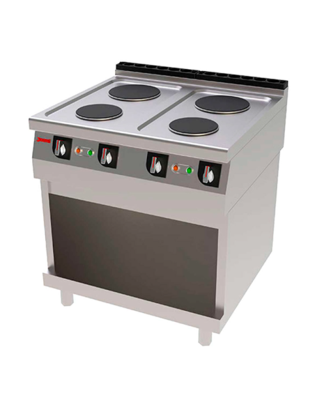 Cocina Industrial con Mueble Electrica T741E (4 placas) Jemi