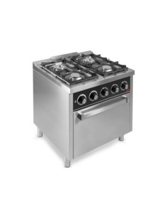 Cocina a gas 4 fuegos + horno serie 750
