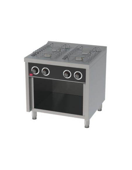 Cocina BASIC a gas 4 fuegos estante serie 750