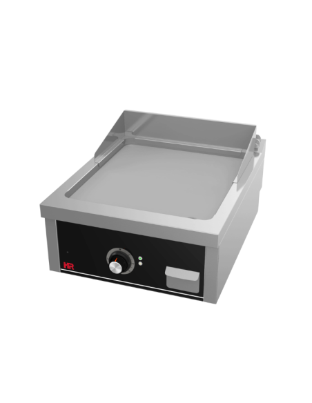 Plancha Fry-Top de Acero Inox. Rectificado, Sobremesa Eléctrico de 400x750x410 mm HR