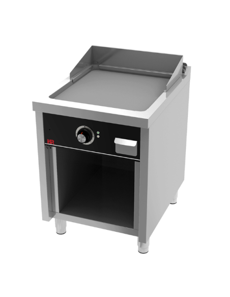Plancha Fry-Top de Acero Inox. Rectificado con Mueble Eléctrico de 400x750x945 mm HR