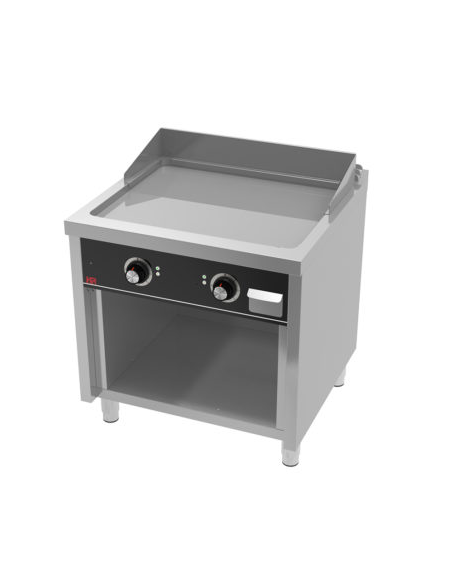 Plancha Fry-Top de Acero Inox. Rectificado con Mueble Eléctrico de 400x750x945 mm HR