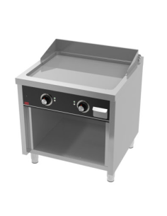 Plancha Fry-Top de Cromo Duro con Mueble Eléctrica de 400x750x410 mm Fainca HR