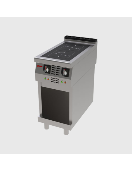 Placa de induccion con Muble Jemi 400x750x850