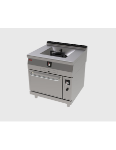 Paellero a Gas 1 quemador 10Kw 800x750x850 mm Jemi