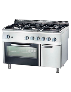 Cocina a Gas + Horno serie 700 Stalgast