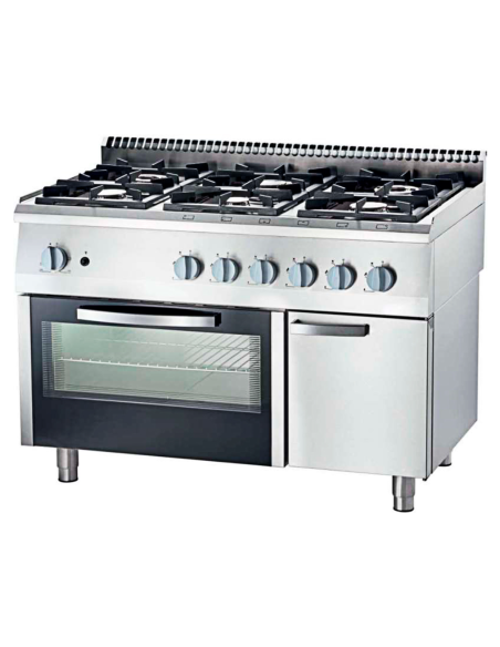 Cocina a Gas + Horno serie 700 Stalgast