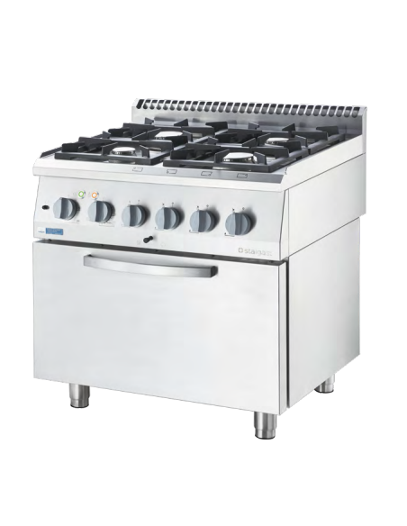 Cocina a Gas + Horno Línea 700 Stalgast