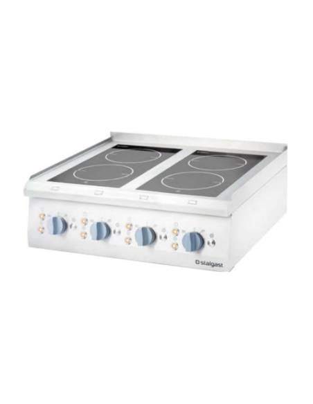 Cocina de 4 fuegos sobremesa 800x700x250mm Stalgast