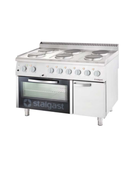 Cocina Eléctrica 6 placas + Horno  Stalgast