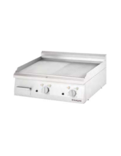 Placa de Parrilla Eléctrica Sobremesa Estriada 400x700x250mm Stalgast